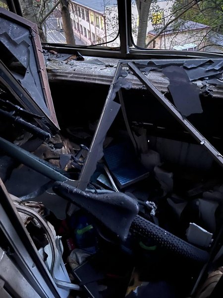 Зруйнований будинок у Києві