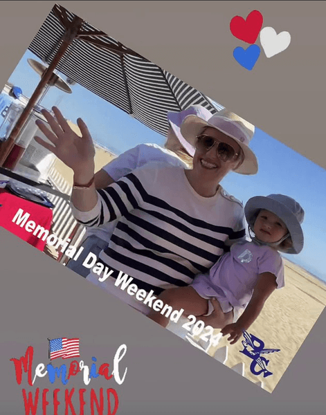 Ребел Вілсон з донькою