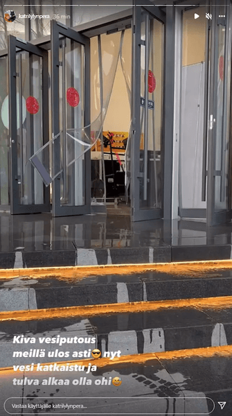 Финская лыжница, Олимпийская деревня