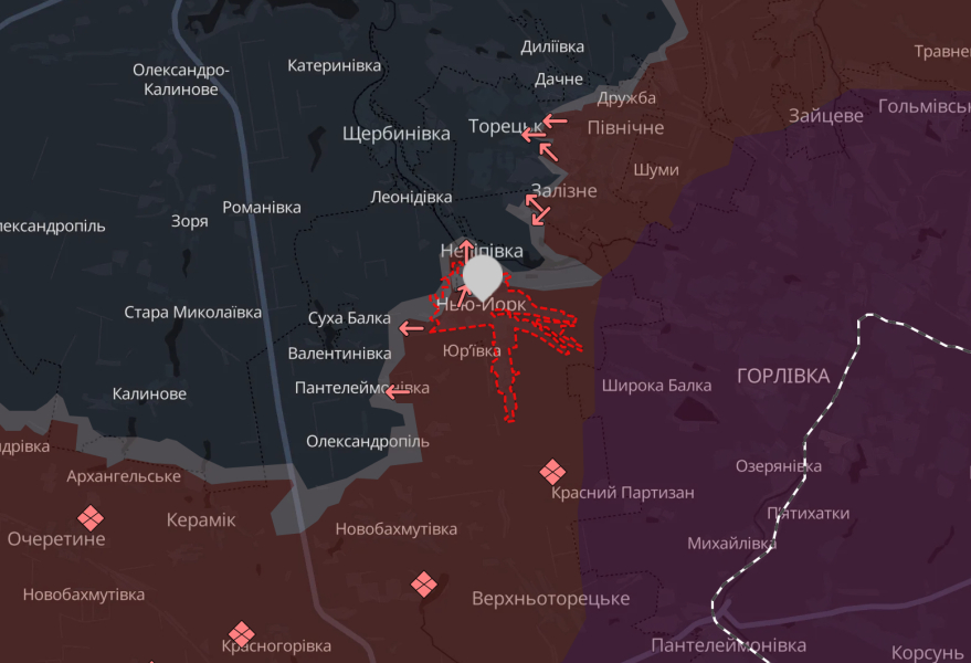 Карта бойових дій ситуація на фронті, новини з фронту, карта бойових дій, DeepState