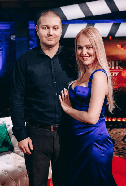 Инна Белень с женихом