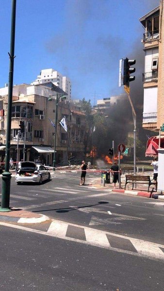 ракетний удар по ізраїлю