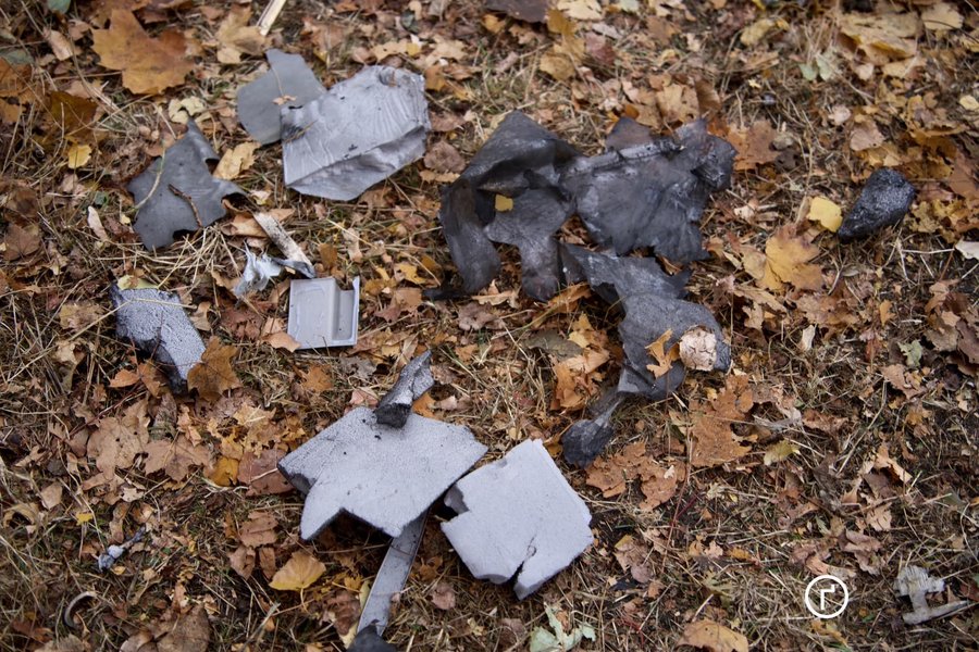 Удар РФ по Харкову, 12 листопада, фото, Молнія-1, уламок, що залишилось Молнія РФ