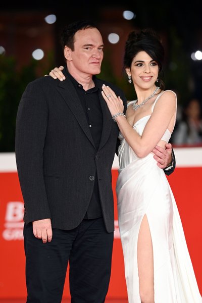 Квентин Тарантино,  Даниэлла Пик, жена тарантино, римский кинофестиваль