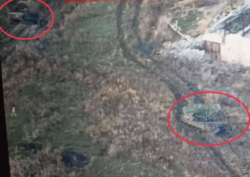 Ситуація під Вугледаром - російська техніка