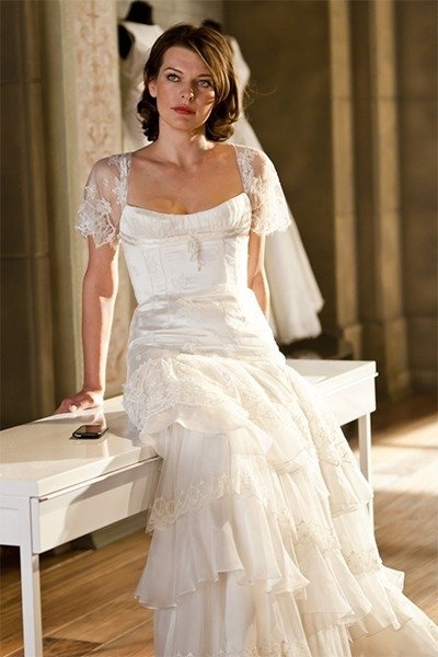 валентин юдашкин, платье от юдашкина, милла йовович