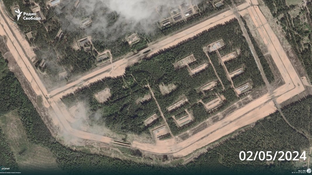 південна частина 23 арсеналу ГРАУ до удару Удар по РФ, Торопець, 23 арсенал, Октярське, фото, 5 травня