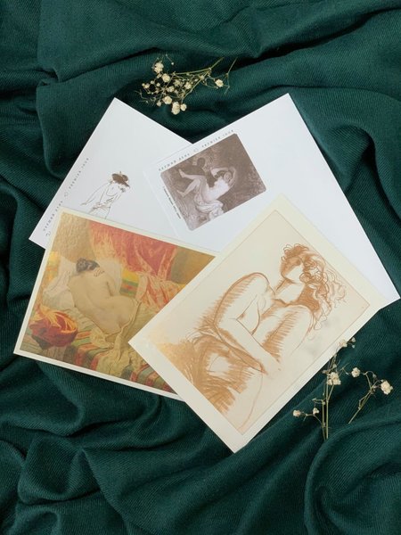 марки в жанре ню