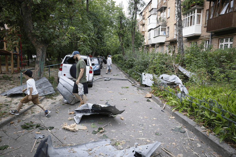 Последствия обстрела Украины 30 августа