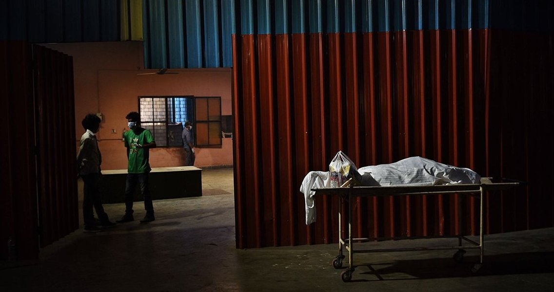 Индия, крематорий, умерший,