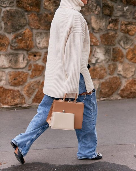 джинсы кардиган модные тренды