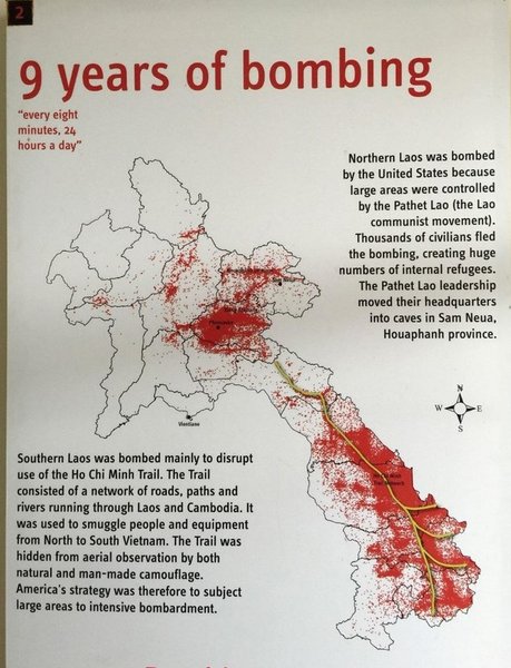 кассетные боеприпасы в Лаосе