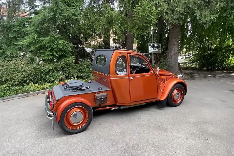 Citroen 2CV, Дом на колесах Ситроен, автодом Citroen, автодом ситроен