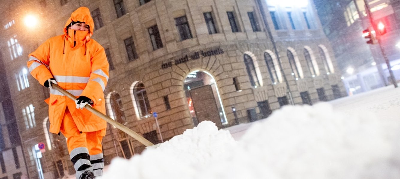 снегопад, Германия, непогода