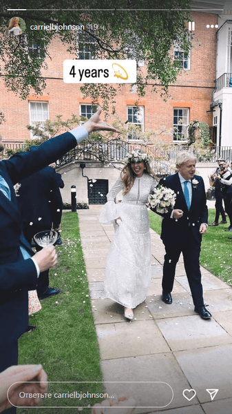 Кэрри Джонсон и Борис Джонсон свадьба, Борис Джонсон свадьба, жена