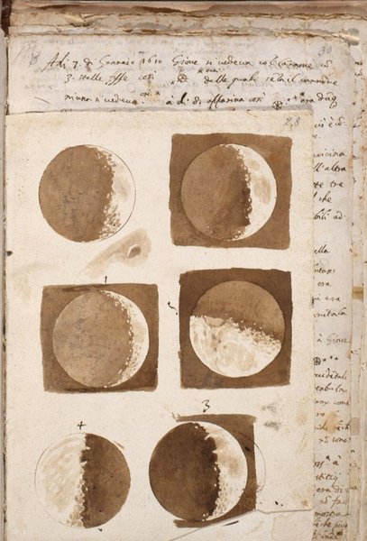 карта Луны Галилей