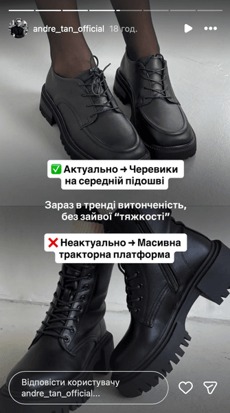 взуття тренди