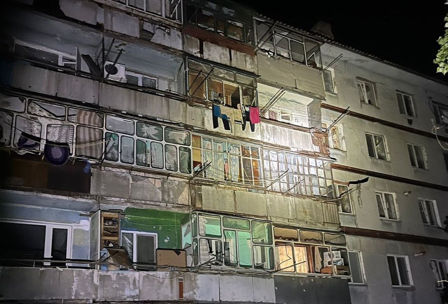 Наслідки обстрілу Нікополя