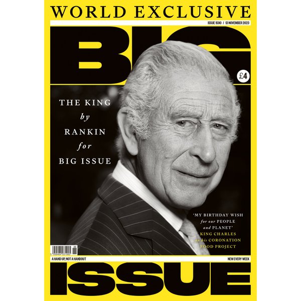 Big Issue, король чарльз, портрет, 75 лет