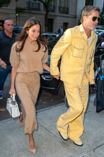 Инес де Рамон и Брэд Питт