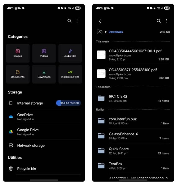 Нунужные файлы в загрузках Android