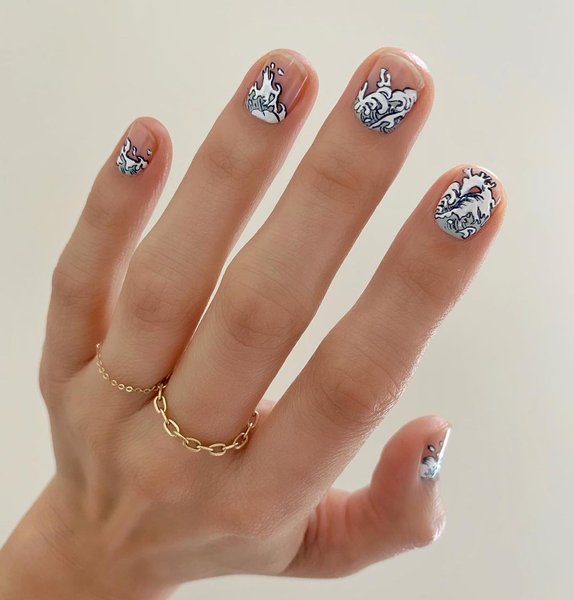 Тренды маникюра 2021, нейл арт, рисунки на ногтях, модные тренды, тренды маникюра 2021