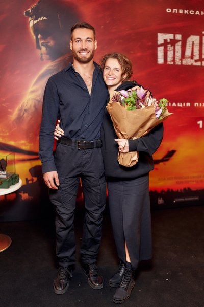 Гузема Валерія і Тимур Фаткуллін на прем'єрі Підйомної сили