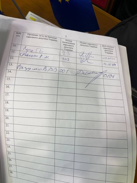 гончаренко, подписи, стефанчук