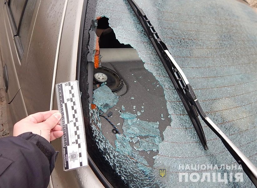 Одесса, автомобили, хулиганство, разгром, вандализм,