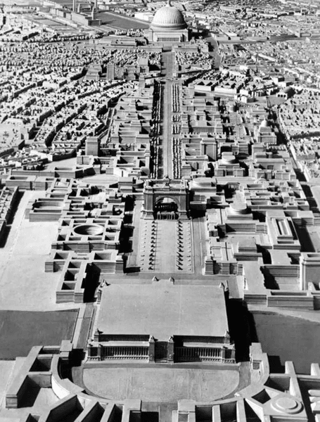 Превращение Берлина, гитлеровское видение Берлина, Германия, Альберт Шпеер, грандиозные архитектурные планы, сложное прошлое Берлина, нацистский режим, Холокост, концентрационные лагеря, последствия Второй мировой войны