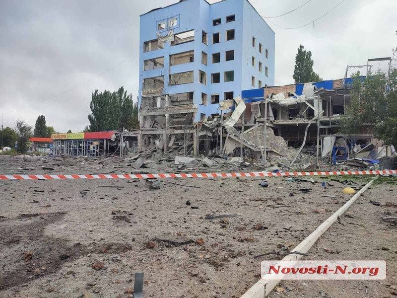 обстрел николаев, разрушения николаев