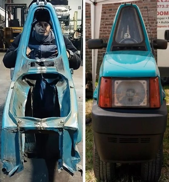 Самое узкое авто в мире