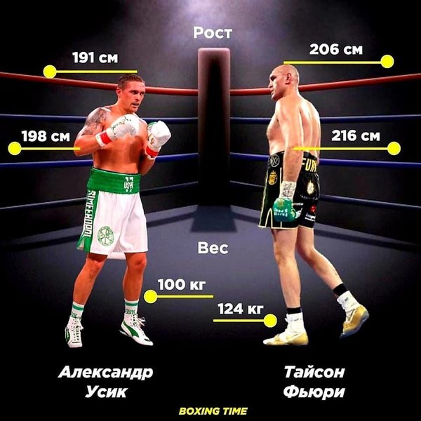 Александр Усик Тайсон Фьюри