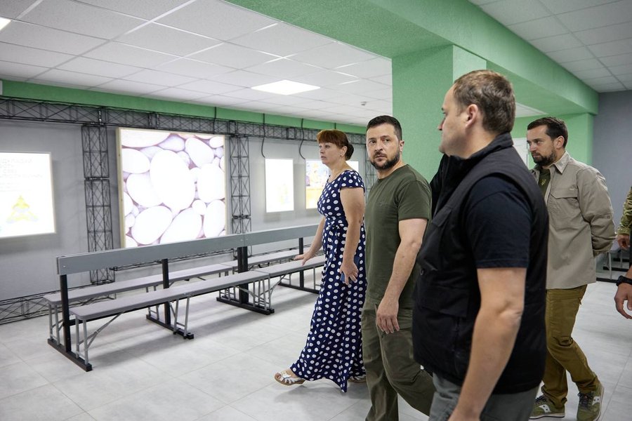 Владимир Зеленский, школа, ирпень, день знаний