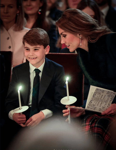 Кейт Миддлтон с сыном Луи