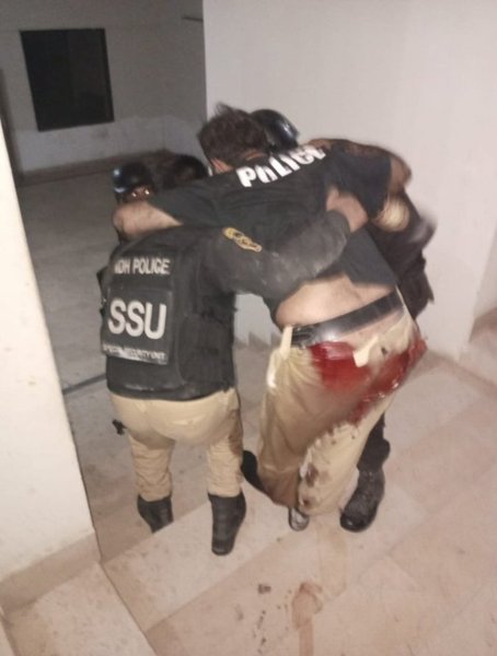 карачи, пакистан, полиция, теракт, взрыв, раненый