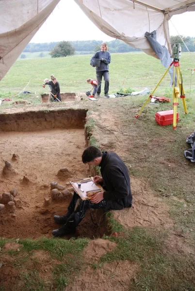 В Германии археологи обнаружили укрепленное поселение в Германии