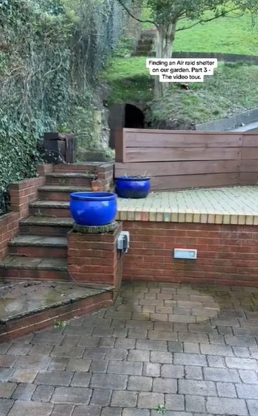 Секретный тоннель в саду, находки, бункер времен Второй мировой войны, укрытие, видео, курьезы, тренды TikTok