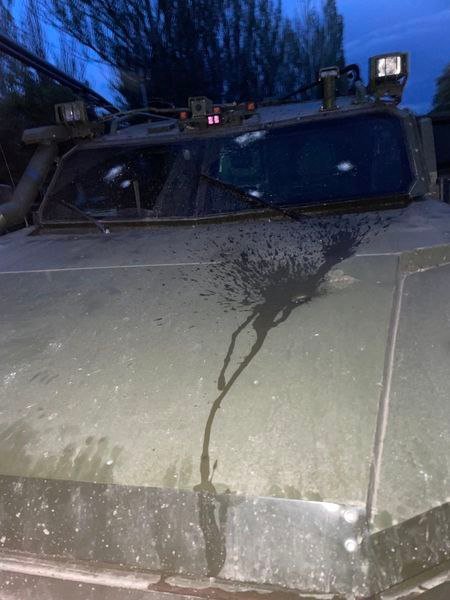 бронеавтомобиль "Новатор", обстрел, РСЗО, российские оккупанты, битва за Донбасс, Бахмутское направление