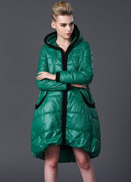 пуховик из кожи 2020/21