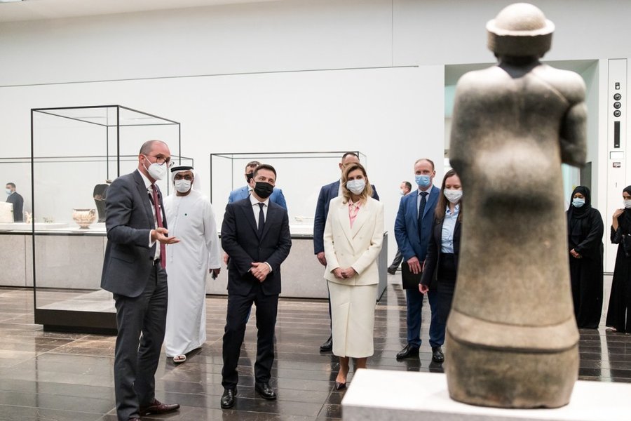 Елена Зеленская, стиль, визит в ОАЭ