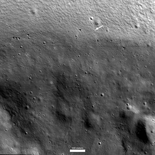 кратер Шеклтон, Луна