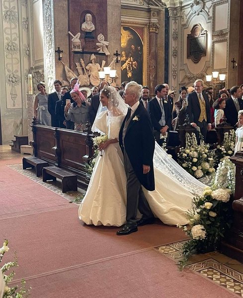 принцесса Мария-Анунциата Лихтенштейнская, свадьба