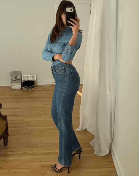 модные джинсы