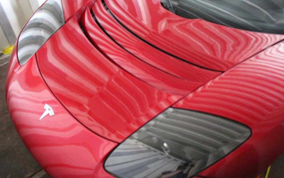 Tesla Roadster Radiant Red Sport