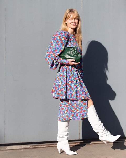 тренды, мода, принты, цветы, горошек, вертикальная полоска, весна 2021