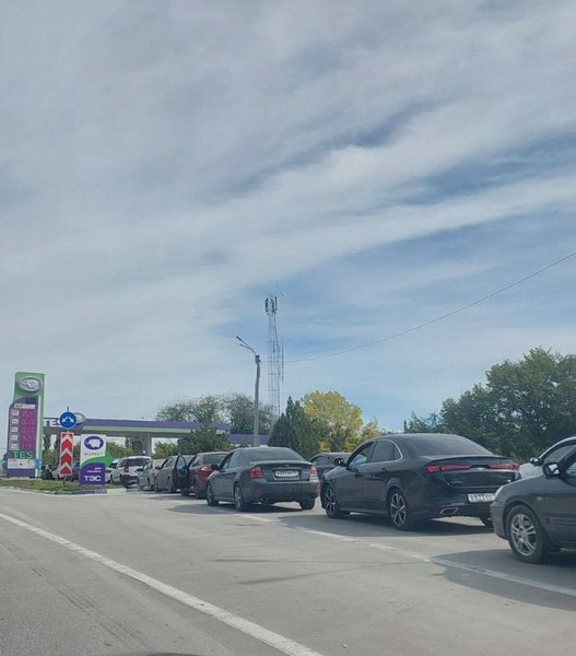 дефицит бензина крым очереди