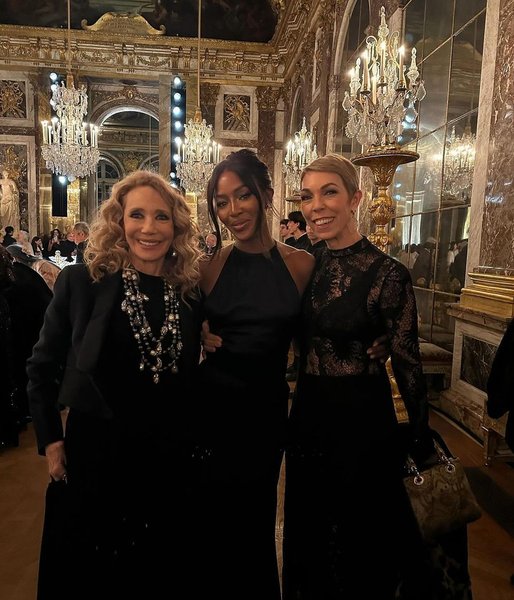 Наоми Кэмпбелл, версаль, версаль 400 лет, вечеринка, диор, гленн клоуз, матильда фавье