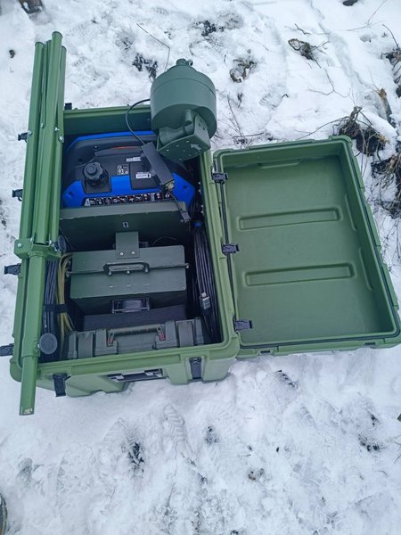 Станція Верес-2 у складеному вигляді