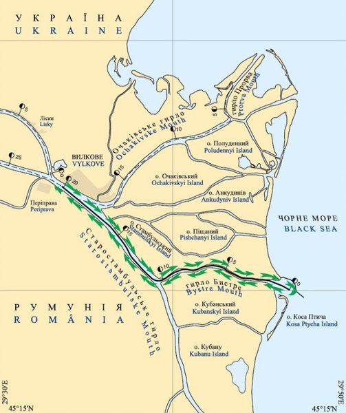 Гирло "Бистре" поглилблювали для проходження суден